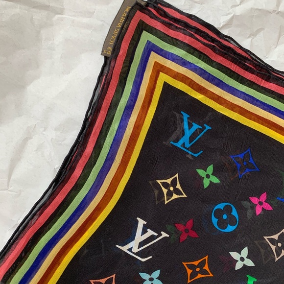 Louis Vuitton multicolor monogram bandana - Picture 14 of 16